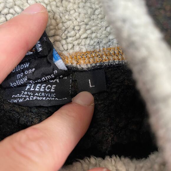 Kuhl Alpaca Fleece Acrylic 1/4 Zip Oversized Sweater Women's  L Gorpcore - Picture 7 of 11